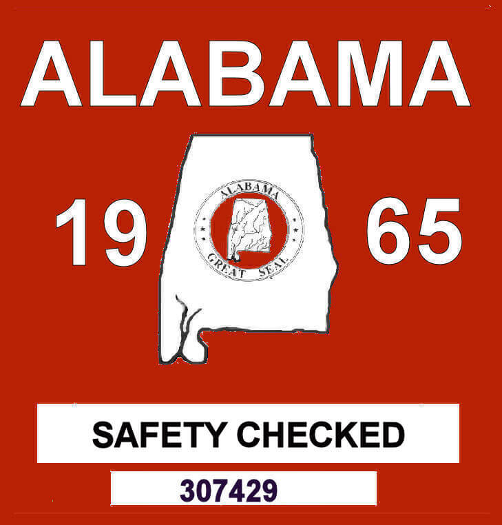(image for) 1965 Alabama Safety Checked